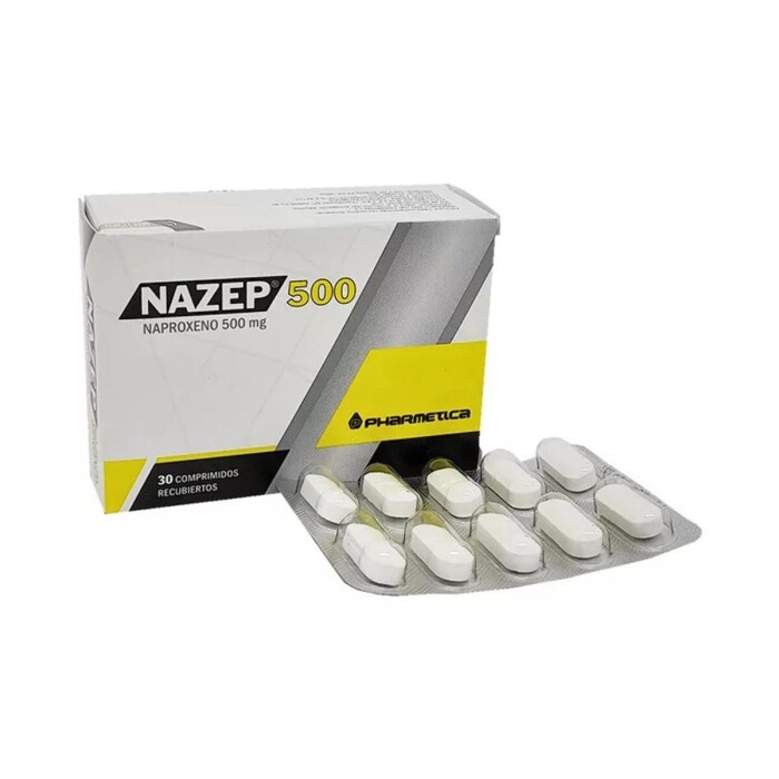NAZEP 500 MG. CJ X 30 COMP. REC. única