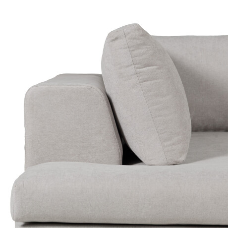 Rinconera Sevilla (Retráctil) - Tela Microfibra - Chaise izquierdo TC1009 (Plata)