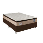 SOMIER NOGAL PACIFIC 1.38X1.88 MARRON BASE+COLCHON Unica