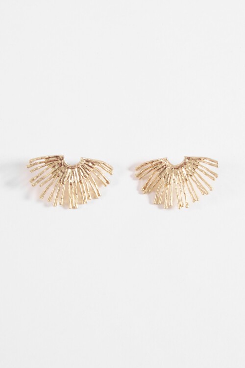 Caravanas etnic antique dorado