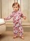 Pijama Con Estampado De Flores Cereza