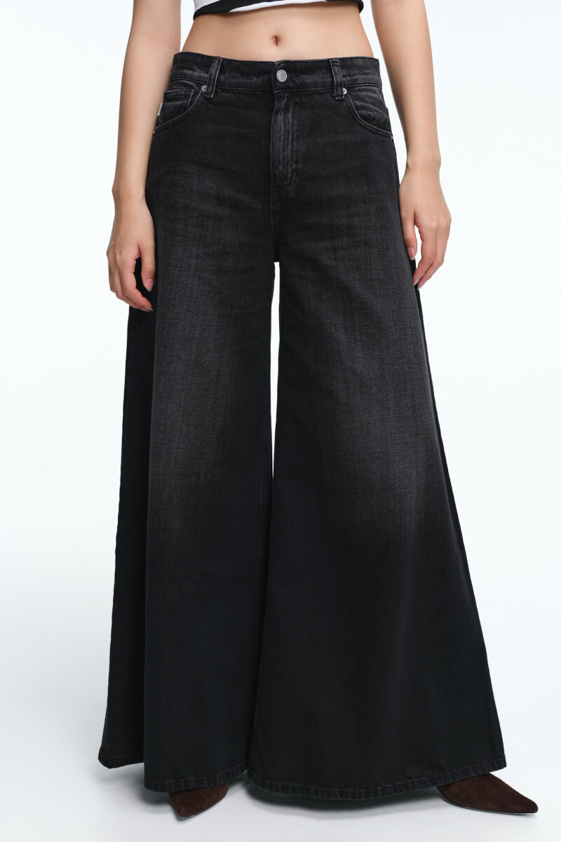 DENIM ANCHO Negro