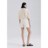 SHORTS FEM BEGE