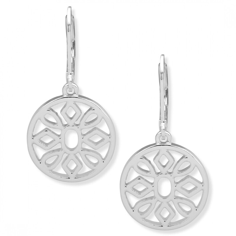 Bijouterie Pe Flower Drop Silver