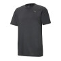 Performance Heather Tee M - Hombre Black