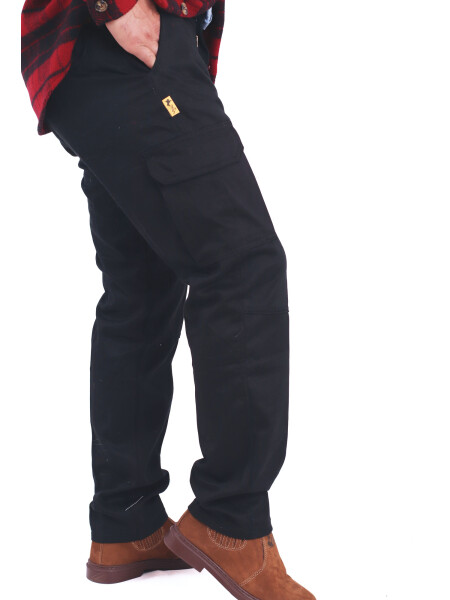 Pantalón Cargo de hombre Negro