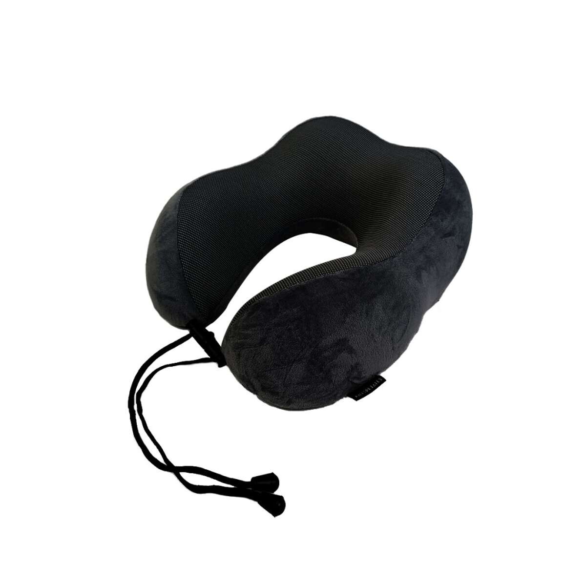 Almohada de viaje con memoria y funda - Negra 