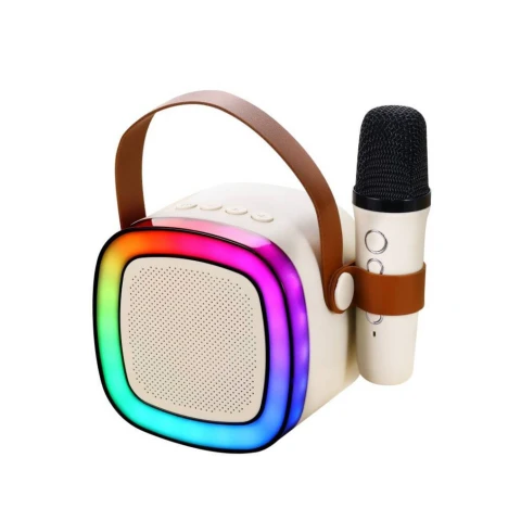 Parlante portatil Led RGB con Microfono Parlante portatil Led RGB con Microfono