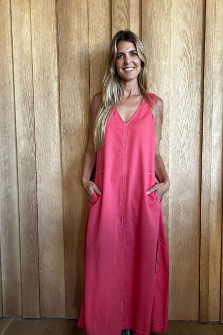 Vestido Formentera Coral