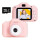 Mini Camara Digital HD Infantil C/Juegos Memoria 32gb Rosa