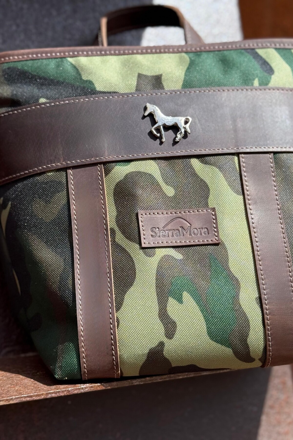 Mini Mustang Backpack Chocolate / Camuflado