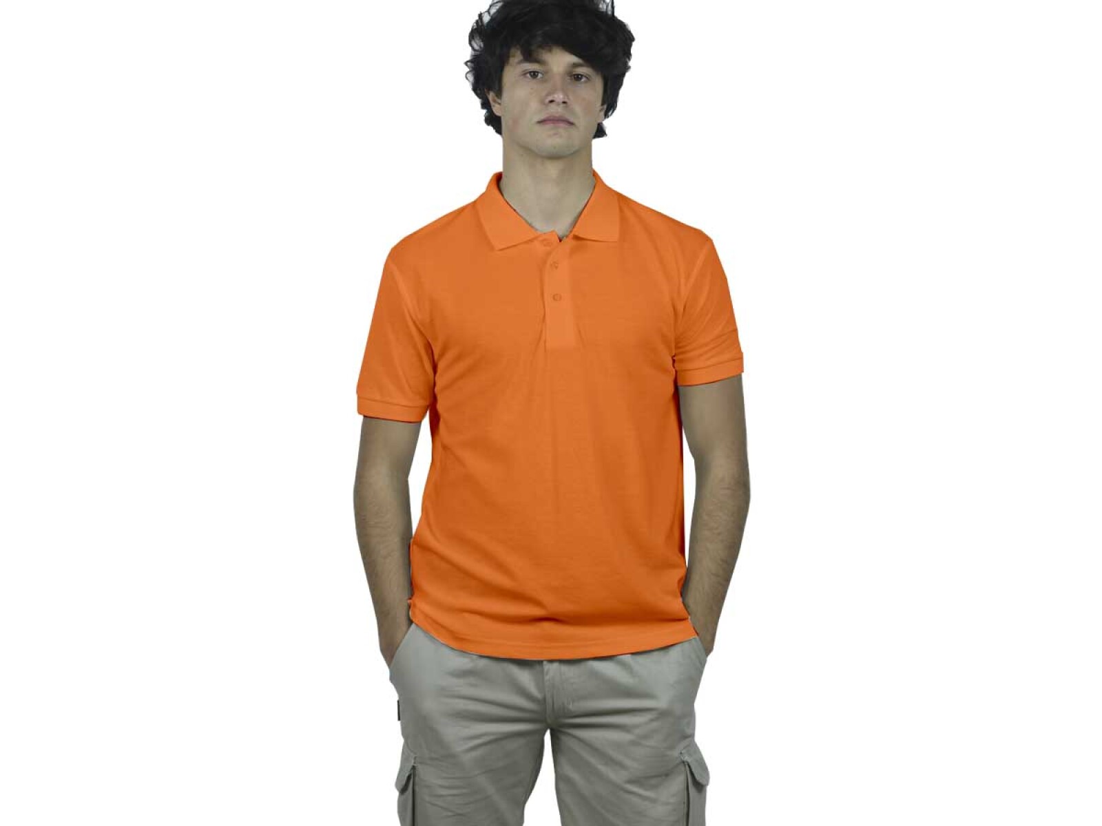 Remera Polo Premium - Naranja 