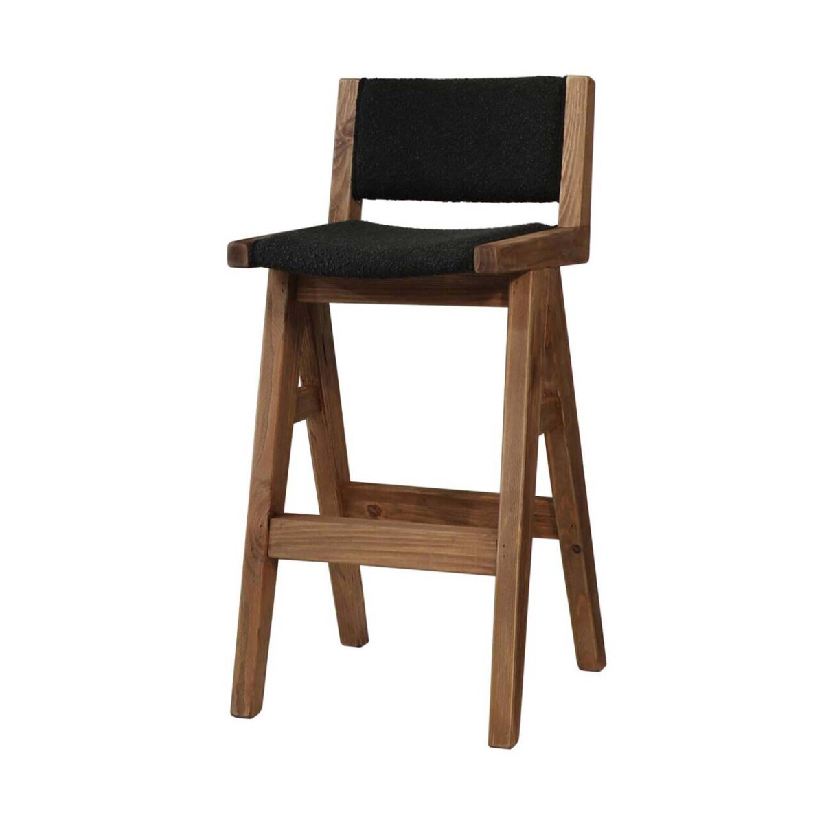 BUTACA BAR - MADERA NATURAL-BEIGE ROMERO 