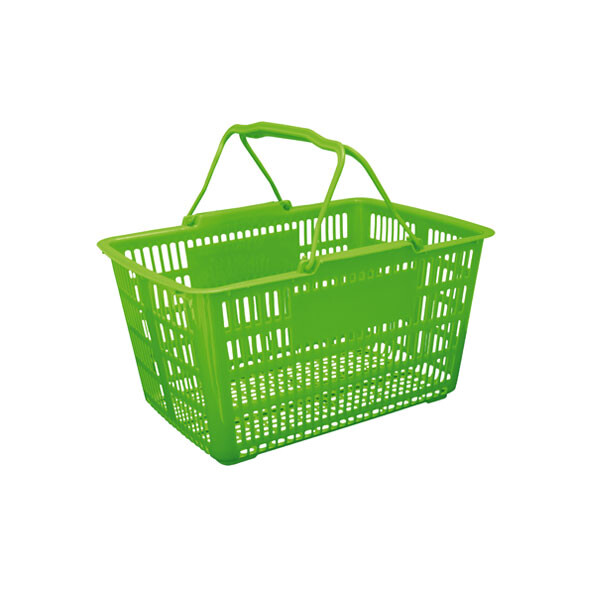 CANASTO SUPERMERCADO 43X31X24 CM. VERDE VERDE