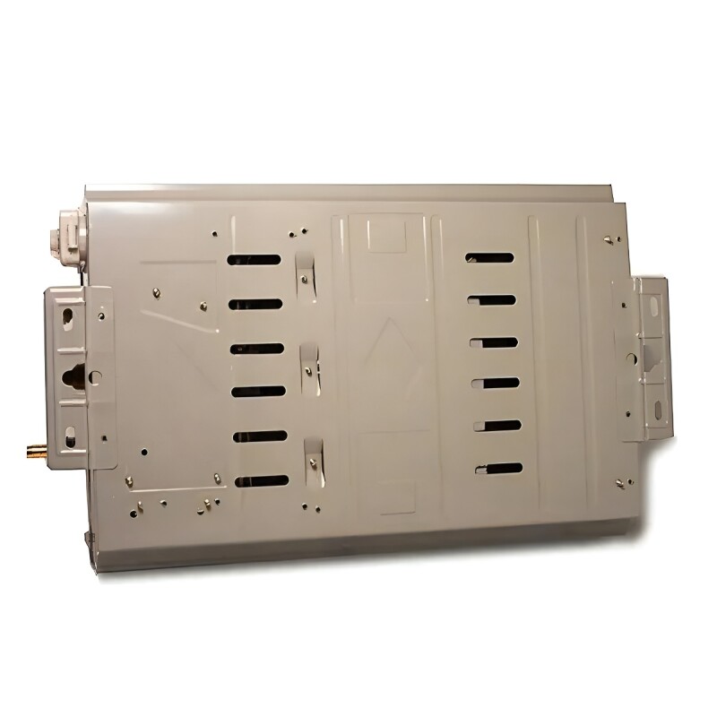 Calefón a gas GN Uruenergy TN008 plateado 8l/min con pantalla y encendido automático Calefón A Gas Gn Uruenergy Tn008 Plateado 8l/min Con Pantalla Y Encendido Automático