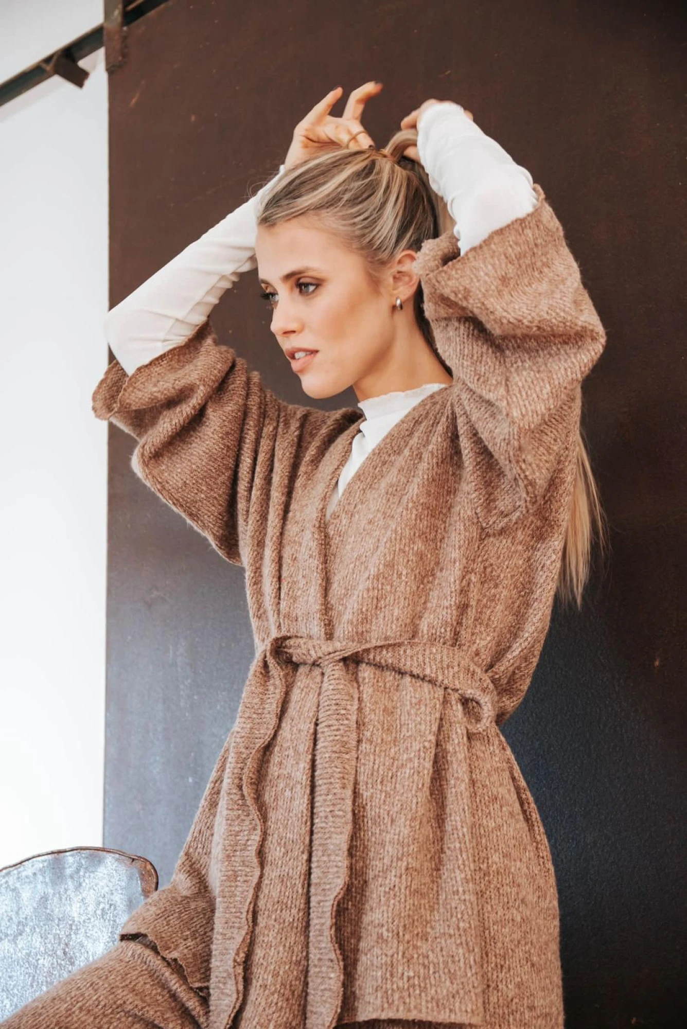 Nap Sweater camel l