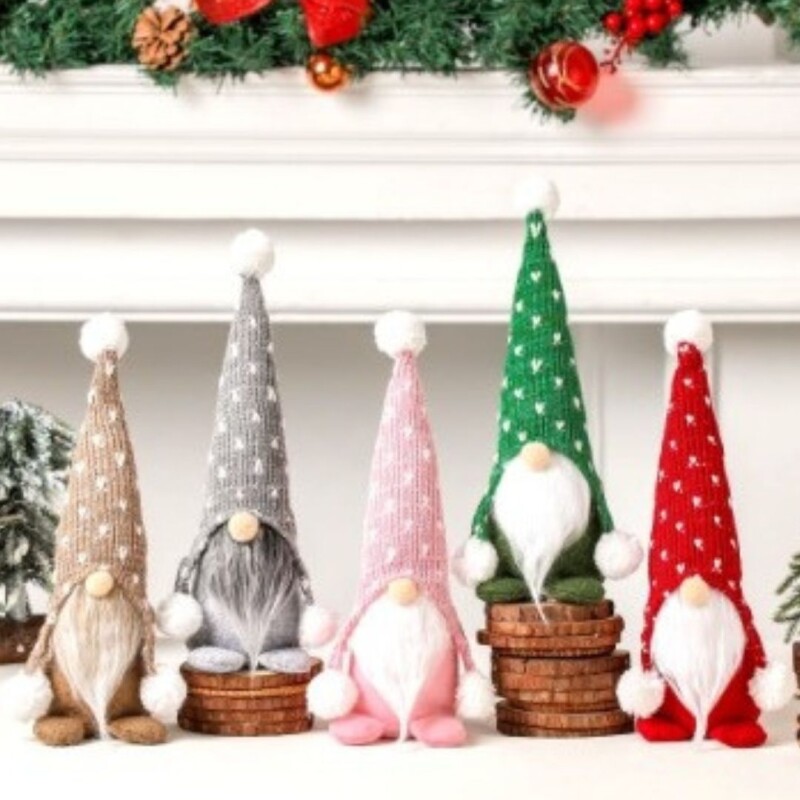 Papá Noel decorativo Gris