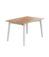 Mesa de comedor Livie 137 cm Udine Blanco