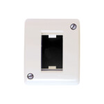 Caja exterior para 1 módulo blanco - Ave ELE01083
