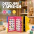 Libro Didáctico Interactivo Bilingüe con 20 Hojas Táctiles DISEÑO 1