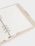 Anotadores Cuadernos y Memos Midori Con Cover De Pu, Cuaderno Y Sobre De Pvc - Blanco Crema