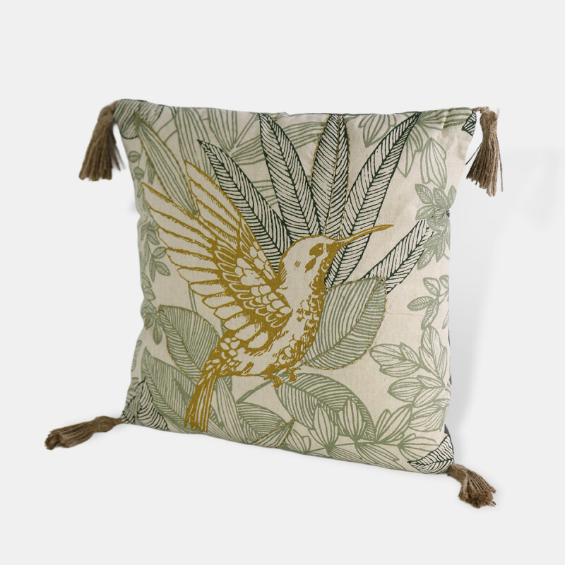 COJIN CUAD C/DIS HOJA 40X40CM Unica