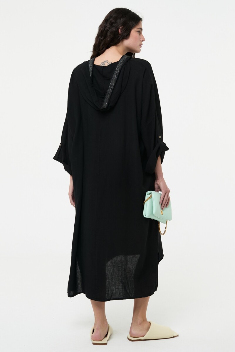 VESTIDO HOODIE Negro