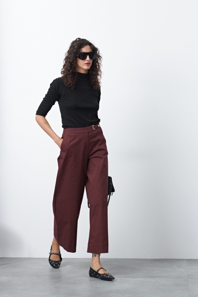 PANTALÓN LOUIZI Bordó