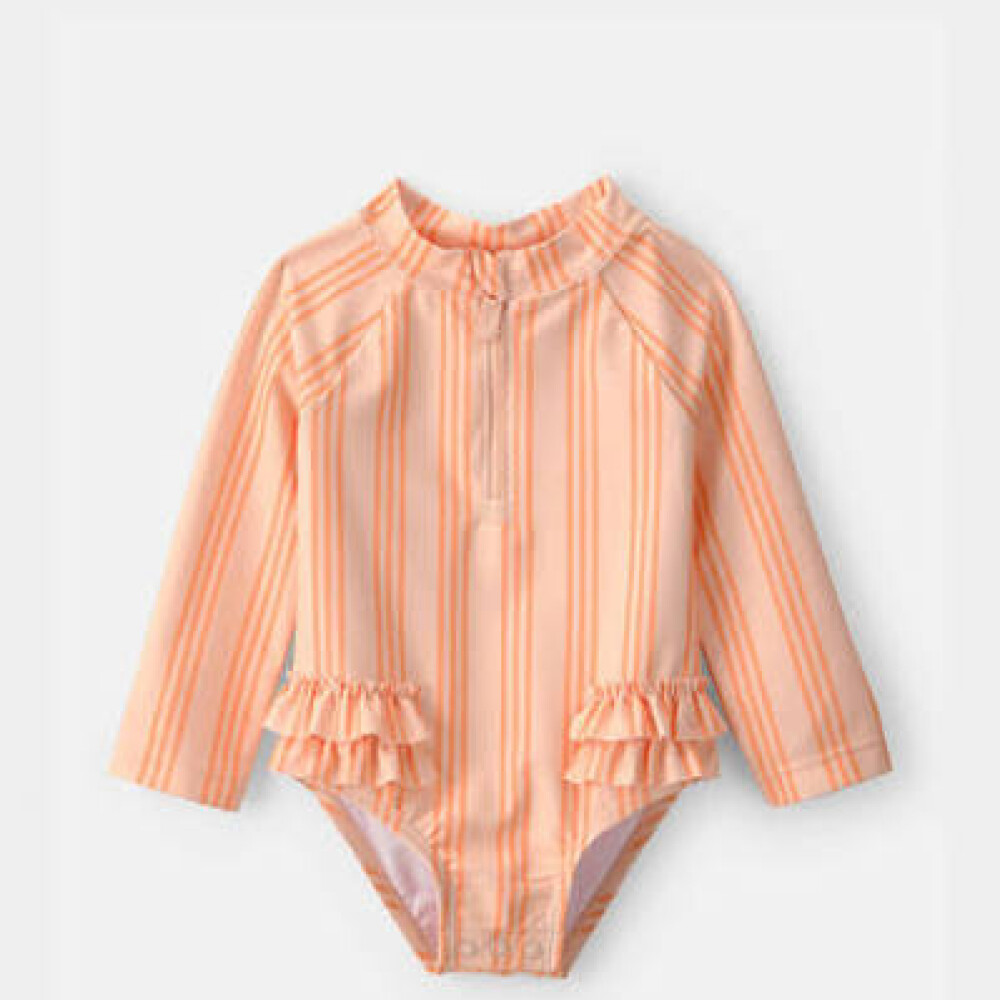 Traje baño con filtro UV carters striped orange