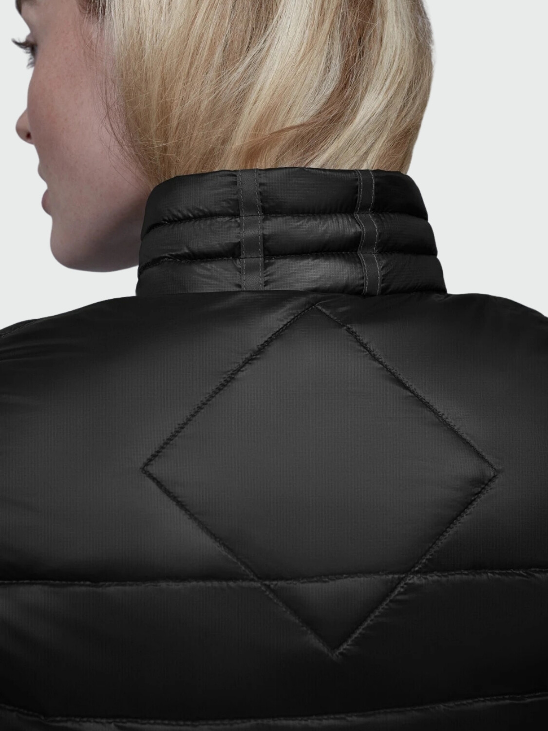 Canada Goose -Chaleco de nylon, Hybridge lite Negro
