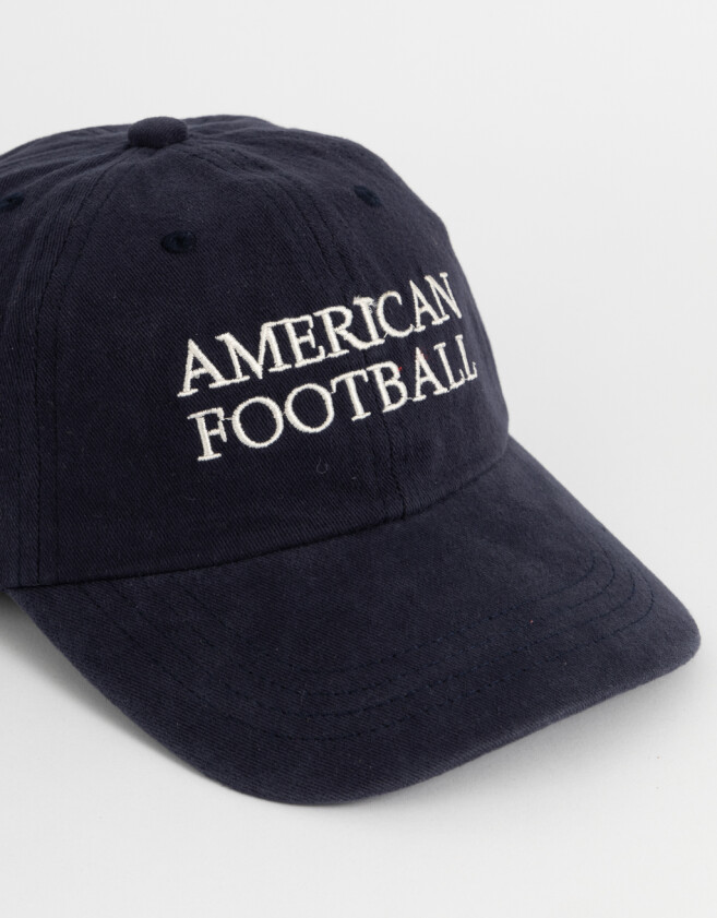 Caps Denim Gorra Canvas Bordada - Azul Marino