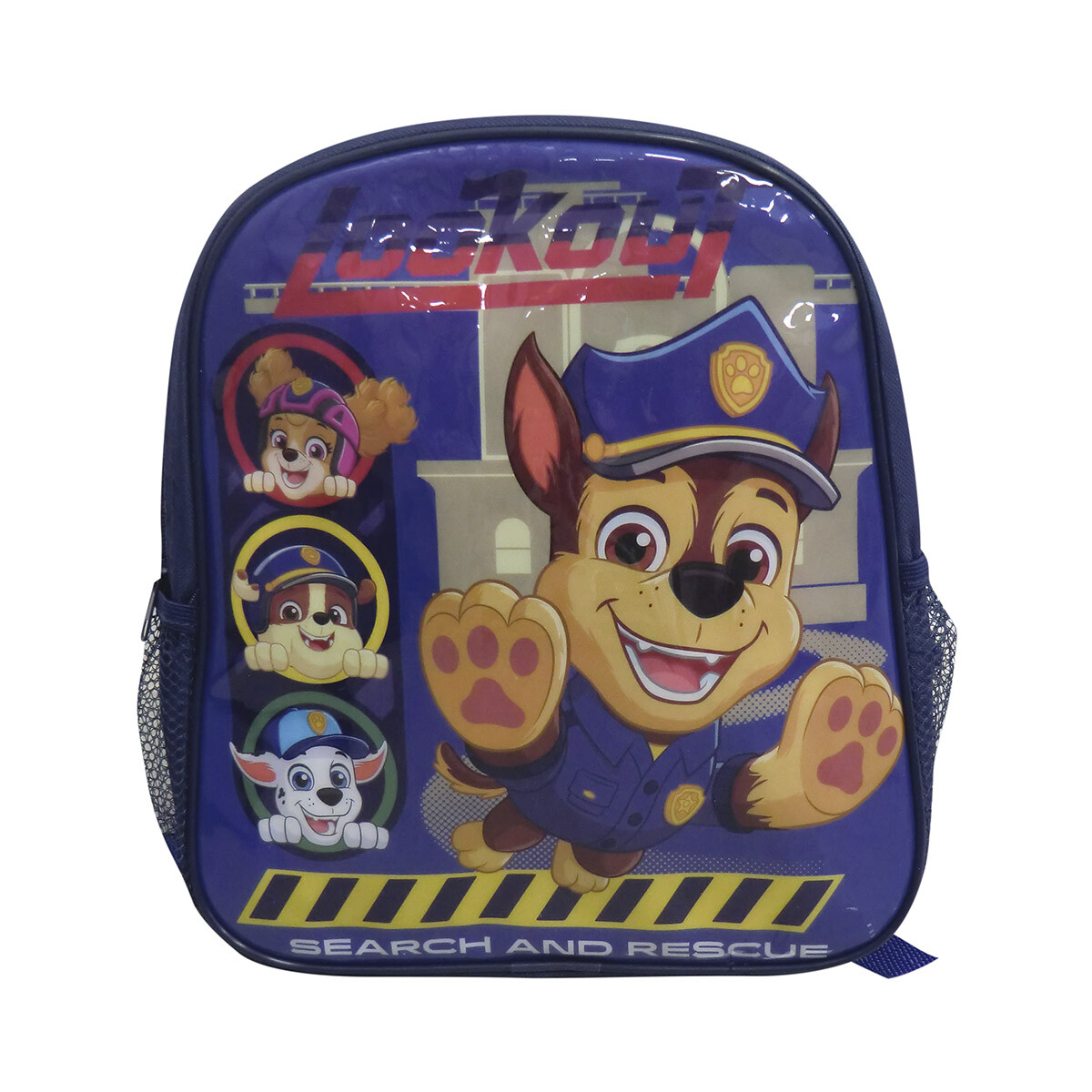 MOCHILA 30X24X20 PAW PATROL V CHASE AZUL 