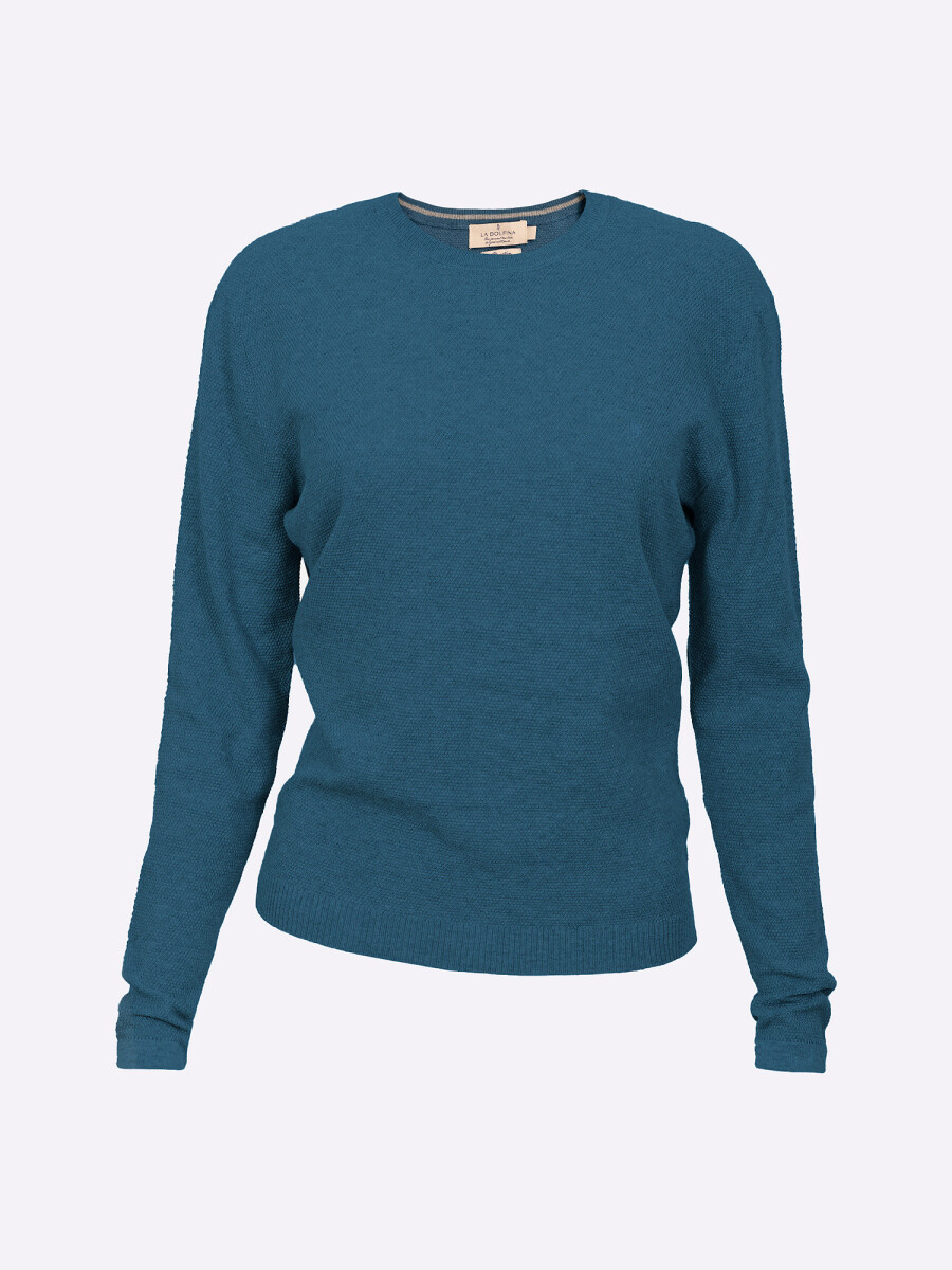 Sweater basic - petroleo 