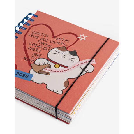 Agenda Diaria 2026 Combinacion Multicolor