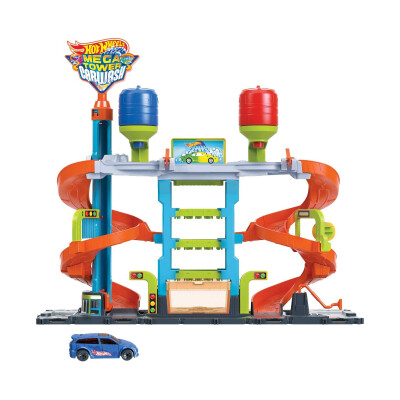Hot Wheels City Mega Car Wash Torre de lavado Hot Wheels City Mega Car Wash Torre de lavado