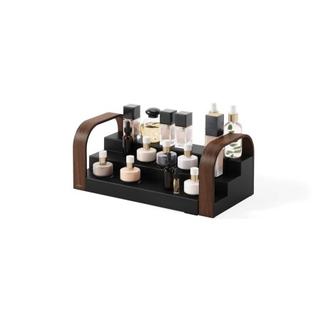ORGANIZADOR PLASTICO-RECICLADO-Y-MADERA NEGRO BELLWOOD