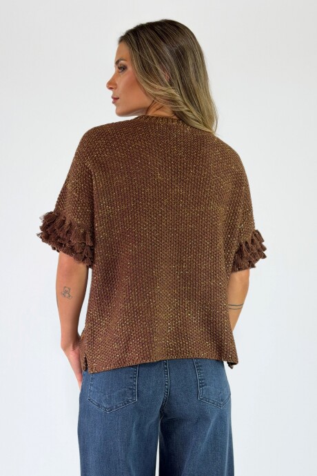 TOP ALAMANDA Marron