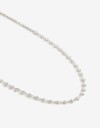 Collares Cortos Metal Collar Corto Cubic Zirconia - Plateado