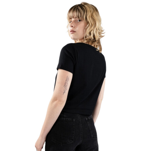 Remera Santa Cruz Crop Funk - Negro Remera Santa Cruz Crop Funk - Negro