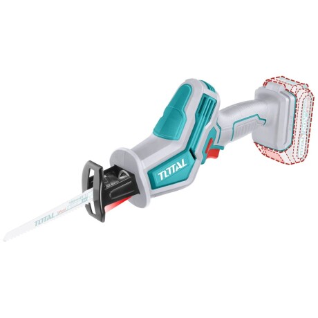 Sierra Sable Inalámbrica TOTAL 20 V TRSLI6506 – 3200 rpm, Corte en Metal 8 mm / Madera 65 mm Sierra Sable Inalámbrica TOTAL 20 V TRSLI6506 – 3200 rpm, Corte en Metal 8 mm / Madera 65 mm