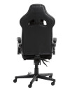 Silla gaming HALLUM con apoya pies negro Silla gaming HALLUM con apoya pies negro