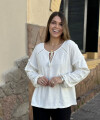 Blusa Camille blanco