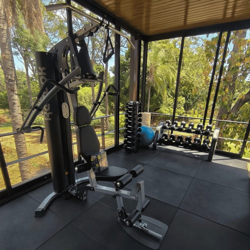 Gimnasio Multifunción Reebok Energy+ 90Kg Plateado