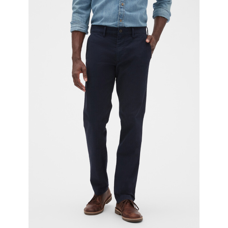 V-ESSENTIAL KHAKI STRAIGHT FIT NEW CLASSIC NAVY