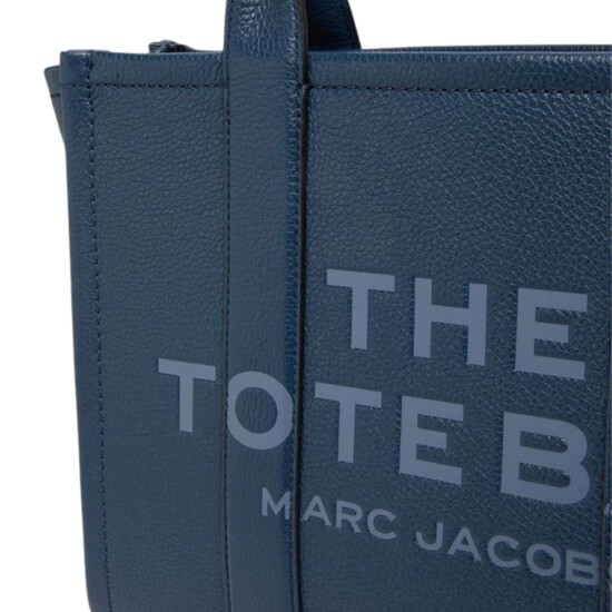 MARC JACOBS - THE LEATHER MEDIUM TOTE BAG Azul