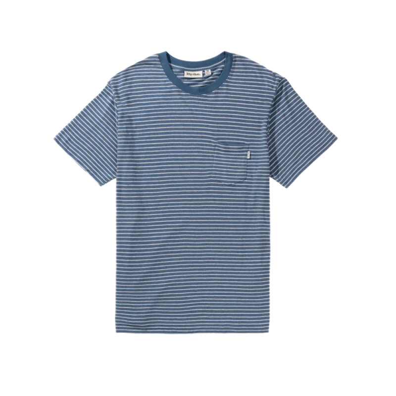 Remera Mc Rhythm Linen Stripe - Azul Remera Mc Rhythm Linen Stripe - Azul