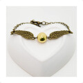 Pulsera Snitch De Harry Potter Dorada