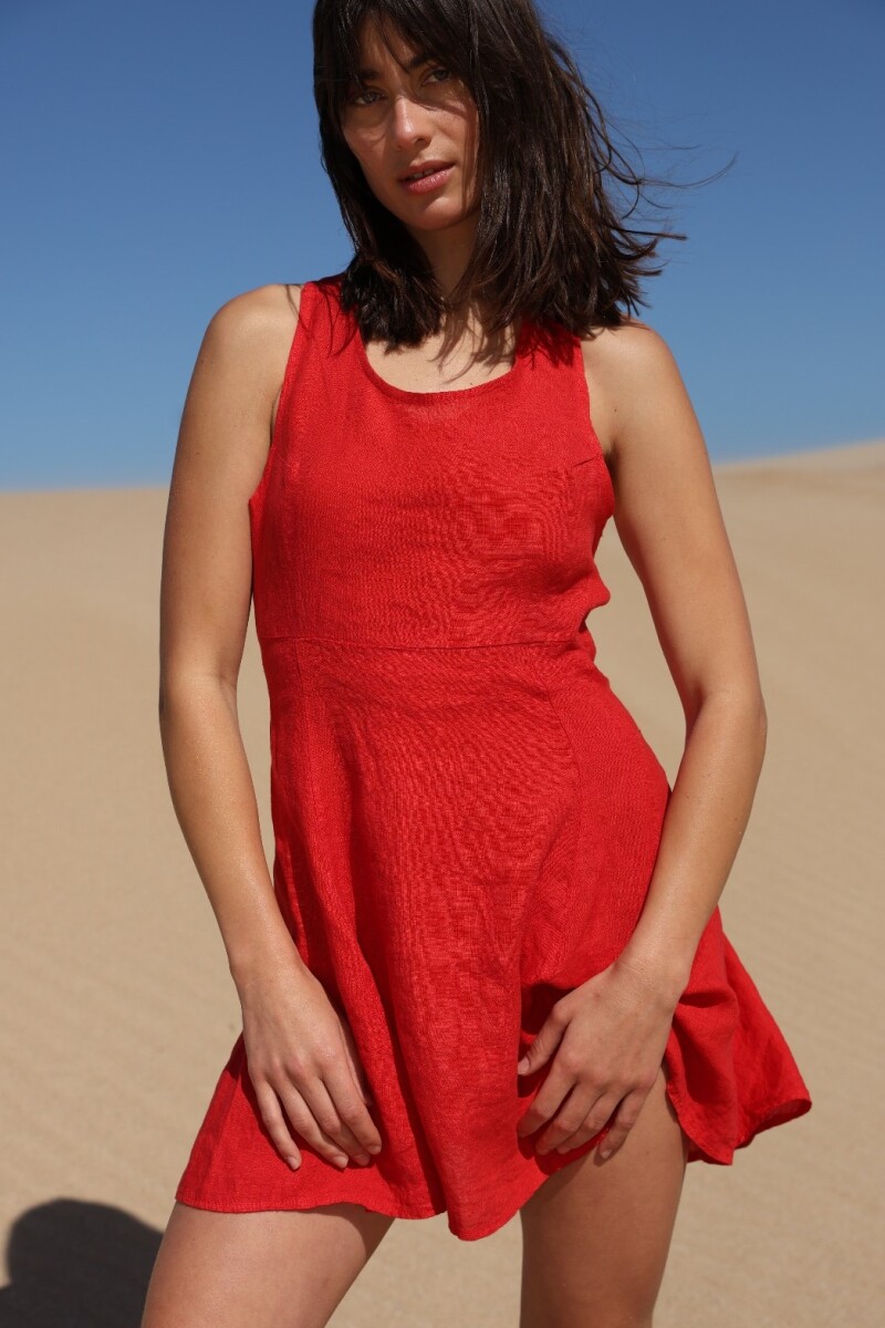 Vestido Flamenco Rojo