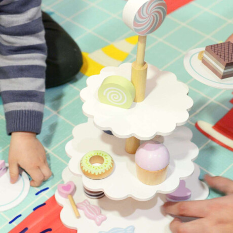 Juego En Madera Cupcakes