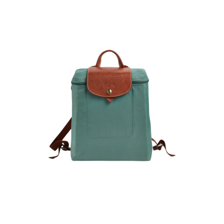 Longchamp -Mochila Longchamp plegable de nylon con cierre, Le pliage M Verde